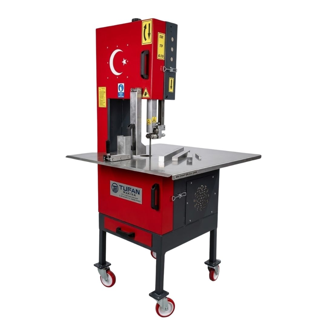 Çok Amaçlı Et, Kemik, Ahşap ve Demir Kesme Testeresi - 4 Beygir Gücünde